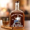 Cheers To Retirement Life - Coworker Personalized Custom Whiskey Bottle - Appreciation, Retirement Gift For Coworkers, Work Friends, Colleagues