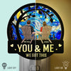 We Got This - Couple Personalized Custom Wood And Acrylic Night Light - Gift For Husband Wife, Anniversary