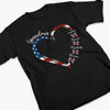 My Heart Belongs To These Little Patriots - Family Personalized Custom Unisex T-shirt, Premium T-shirt, Hoodie - 4th Of July, Gift For Mom, Grandma
