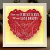 Wrapped In Your Love - Couple Personalized Custom Flower Shadow Box With LED - Gift For Husband Wife, Anniversary