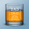 Legend Of The Family - Family Whiskey Glass - Gift For Dad, Grandpa