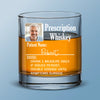 Custom Photo Your Prescription To Relax, Dad - Family Personalized Custom Whiskey Glass - Father's Day, Gift For Dad, Grandpa