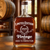 Cheers To The Best Partner In Time - Couple Personalized Custom Whiskey Bottle - Birthday, Anniversary Gift For Husband
