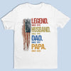 Built On Love & Legacy - Family Personalized Custom Unisex T-shirt, Premium T-shirt, Hoodie - Father's Day, Gift For Dad, Grandpa