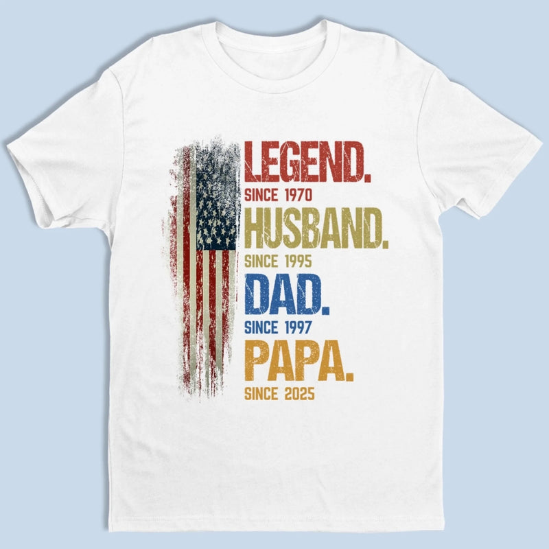 Built On Love & Legacy - Family Personalized Custom Unisex T-shirt, Premium T-shirt, Hoodie - Father's Day, Gift For Dad, Grandpa