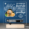 Custom Photo  Loved Beyond Words - Memorial Personalized Custom Pet Loss Memorial Light - Sympathy Gift For Pet Owners, Pet Lovers