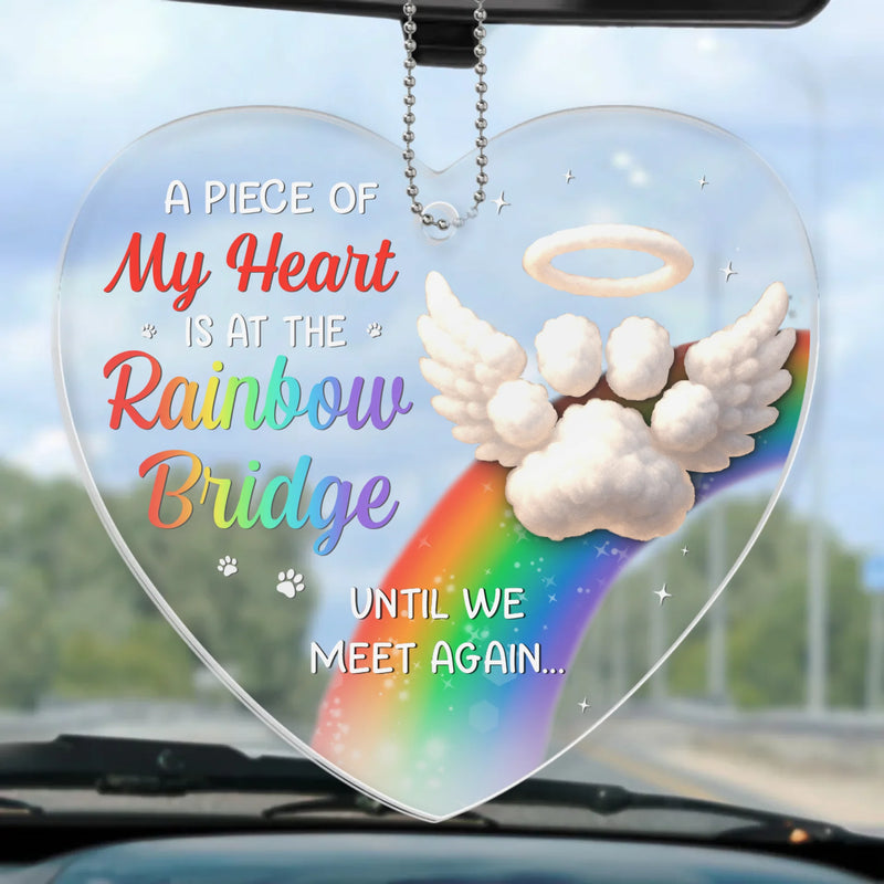 Until The Next Cuddle, Run Free - Memorial Car Ornament - Sympathy Gift For Pet Owners, Pet Lovers