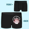 Officially Claimed By My Queen - Couple Personalized Custom Boxer Briefs, Men's Boxers - Gift For Husband Wife, Anniversary