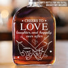 One Date, Countless Memories - Couple Personalized Custom Whiskey Bottle - Gift For Husband Wife, Anniversary
