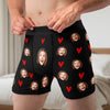 Custom Photo Reserved For My Babe Only - Couple Personalized Custom Boxer Briefs, Men's Boxers - Gift For Husband Wife, Anniversary
