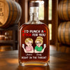 Partners In Crime - Bestie Personalized Custom Whiskey Bottle - Gift For Best Friends, BFF, Sisters