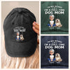 Custom Vintage Washed Denim Baseball Cap - Personalized Birthday Gifts For Dog Lovers, Dog Dad And Mom - Paws And Relax