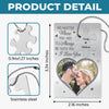 Custom Photo Piece By Piece, You Complete Me - Couple Personalized Custom Metal Wallet Card With Charm - Gift For Husband Wife, Anniversary