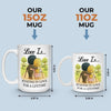 Mug - Personalized Anniversary Wedding Gifts For Husband And Wife, Him And Her - Growing Old Together, Couple Birthday Gifts for Him And Her