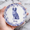 Custom Full-Print Round Jewelry Dish - Personalized  Father's Day Birthday Gifts For Dog Cat Lovers, Dog Dad And Mom, Cat Owners - Floral Soul, Furry Heart
