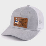 Custom Name Retirement Gifts for Men - Personalized Leather Patch Hat