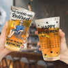 The Legend Has Clocked Out - Coworker Personalized Custom Beer Glass - Appreciation, Retirement Gift For Coworkers, Work Friends, Colleagues