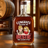 Custom Whiskey Bottle - Personalized Best Friend Birthday Gifts For Women - World’s Okayest Best Friend