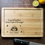 Custom Name Funny Dog Mom Gifts - Personalized Cutting Board