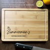 Love Built This Home - Couple Personalized Custom Engraved Wooden Cutting Board - Gift For Husband Wife, Anniversary