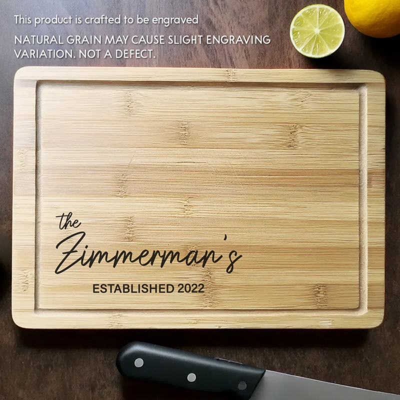 Love Built This Home - Couple Personalized Custom Engraved Wooden Cutting Board - Gift For Husband Wife, Anniversary