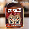 Custom Whiskey Bottle - Personalized Best Friend Birthday Gifts For Women - Unbreakable Friendship Vibes