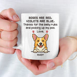 Custom Name Funny Dog Gifts for Dog Lovers - Personalized Mugs