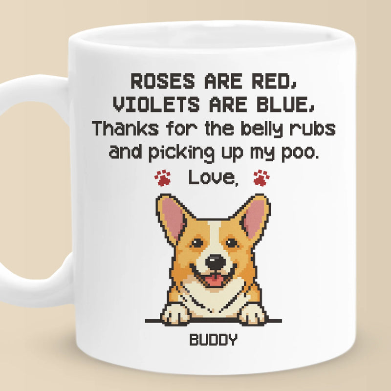 Custom Name Funny Dog Gifts for Dog Lovers - Personalized Mugs