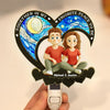 Custom Wood And Acrylic Night Light - Personalized Anniversary Wedding Gifts For Husband And Wife, Him And Her - Together, Always And Forever