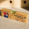 Custom Wooden Bottle Opener With Built-in Spirit Level - Personalized Anniversary Wedding Gifts For Husband And Wife, Him And Her - You And Me, Always