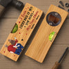 Custom Wooden Bottle Opener With Built-in Spirit Level - Personalized Anniversary Wedding Gifts For Husband And Wife, Him And Her - You And Me, Always