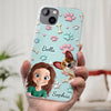 Custom 3D Inflated Effect Printed Clear Phone Case - Personalized Birthday Gifts For Dog Lovers, Dog Dad And Mom - Pawfect Moments Together