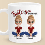 Custom Name Besties Forever Gifts for Friends - Personalized Mugs