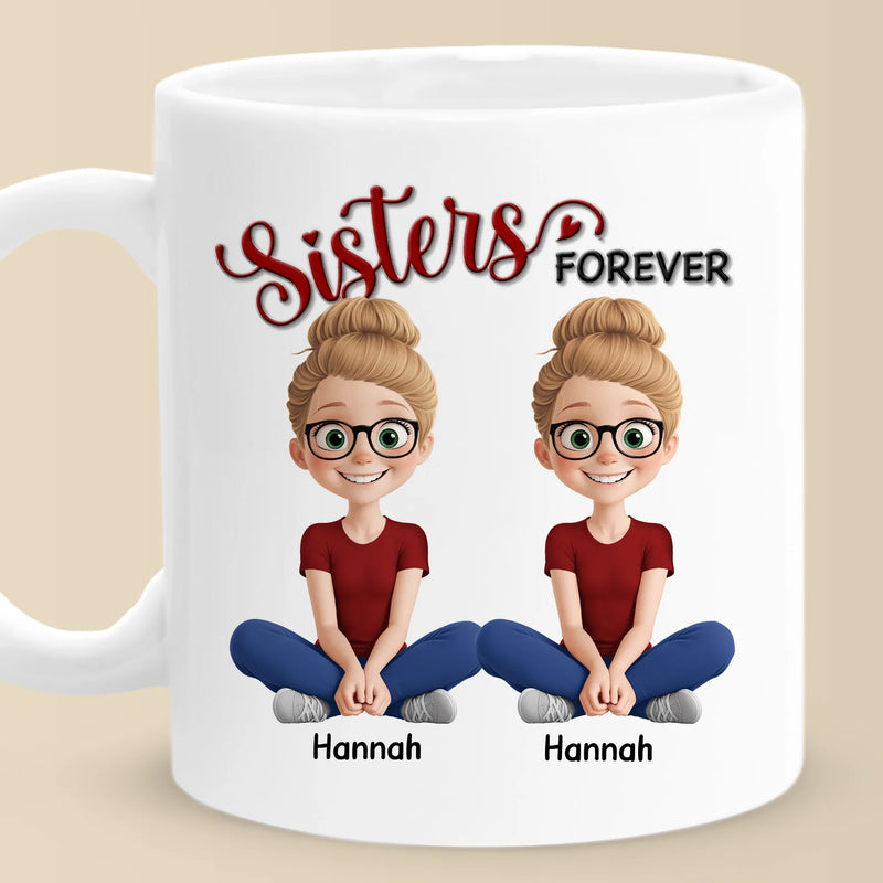 Custom Name Besties Forever Gifts for Friends - Personalized Mugs
