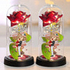 Custom Light Up Eternal Rose In Glass Dome - Personalized Anniversary Wedding Gifts For Husband And Wife, Him And Her - Couple Vibes, Rose Edition