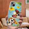 Custom Clear Phone Case - Personalized Birthday Gifts For Dog Lovers, Dog Dad And Mom - You Light Up My Day
