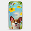 Custom Clear Phone Case - Personalized Birthday Gifts For Dog Lovers, Dog Dad And Mom - You Light Up My Day