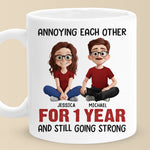 Custom Funny Anniversary Gifts for Couples - Personalized Mugs