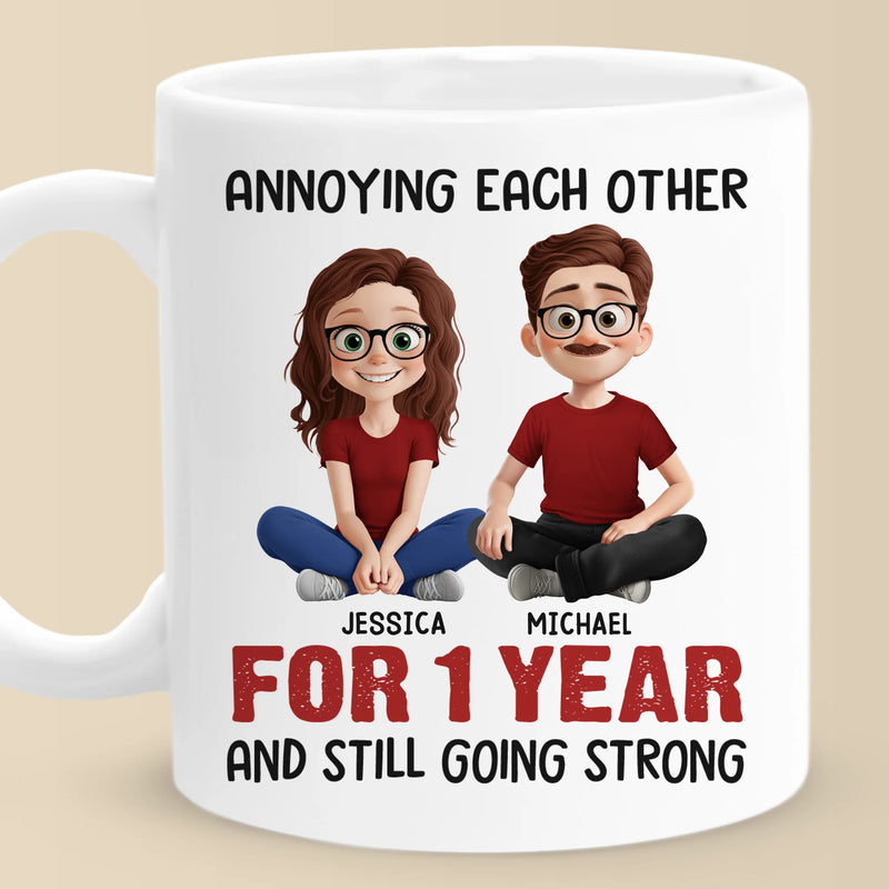 Custom Funny Anniversary Gifts for Couples - Personalized Mugs