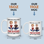 Custom Funny Anniversary Gifts for Couples - Personalized Mugs