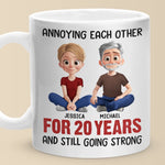 Custom Funny Anniversary Gifts for Couples - Personalized Mugs