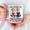 Custom Mug - Personalized Anniversary Wedding Gifts For Husband And Wife, Him And Her - Still Tolerating Each Other