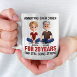 Custom Funny Anniversary Gifts for Couples - Personalized Mugs