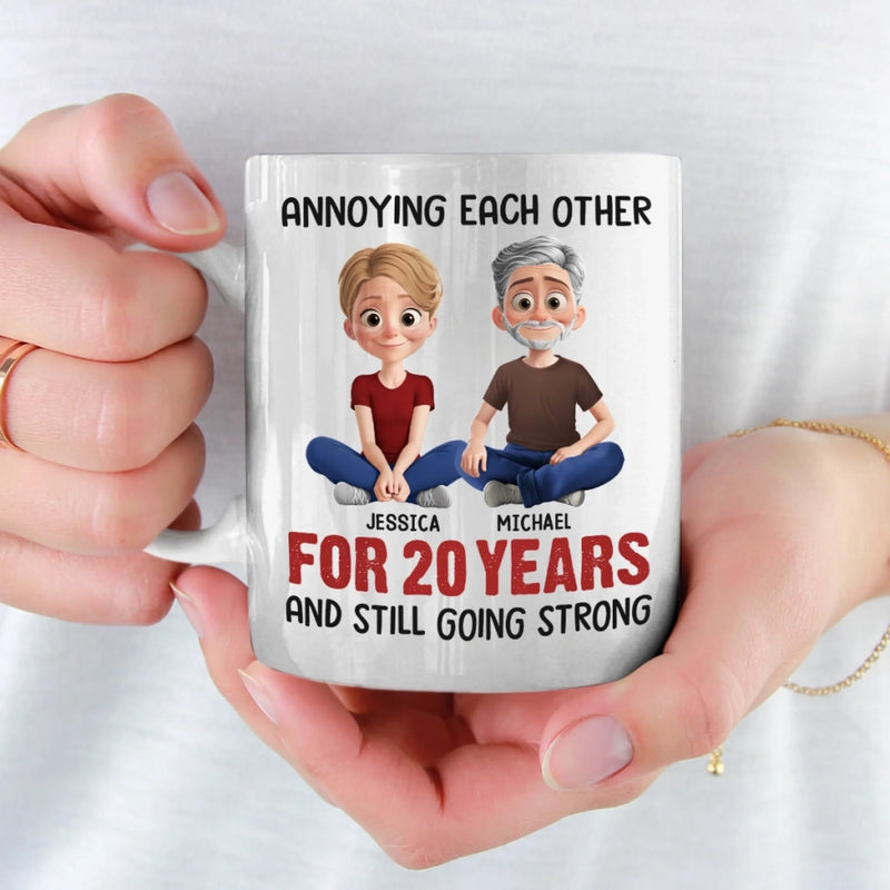 Custom Funny Anniversary Gifts for Couples - Personalized Mugs