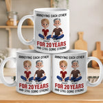 Custom Funny Anniversary Gifts for Couples - Personalized Mugs