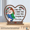 Custom Wood & Acrylic Plaque - Personalized Anniversary Wedding Gifts For Husband And Wife, Him And Her - You’re The One I Want