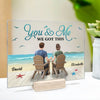 Custom Acrylic Plaque With Stand - Personalized Anniversary Wedding Gifts For Husband And Wife, Him And Her - Every Road Led Me Here