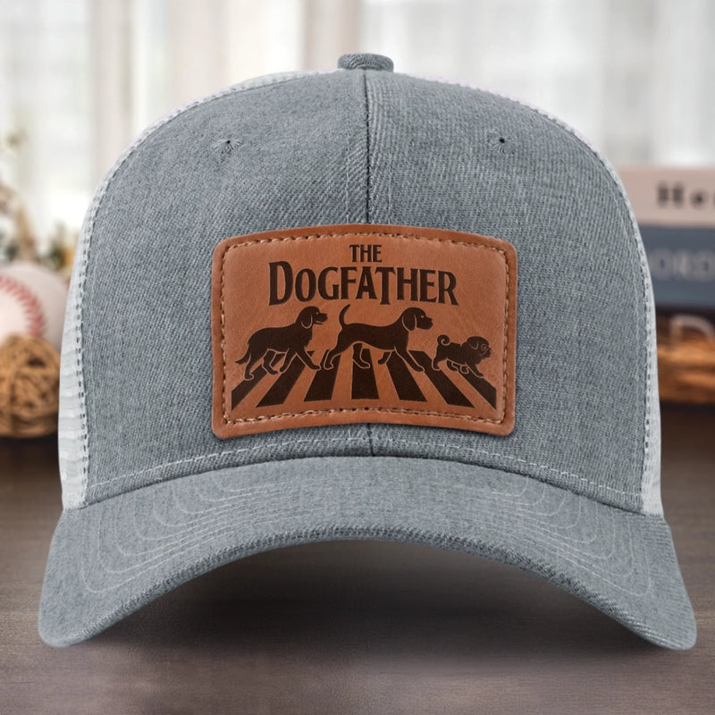 Leather Patch Hat -  Birthday Gifts For Dog Lovers, Dog Dad And Mom - Every Pack Needs A Boss