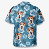 Custom Photo Unisex Tropical Hawaiian Aloha Shirt - Personalized Summer Vacation And Travel Gifts For Dog Cat Lovers, Dog Dad And Mom, Cat Owners - Island Vibes, Puppy Love