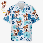 Custom Pet Photo Tropical Gifts for Dog Lovers - Personalized Hawaiian Shirt